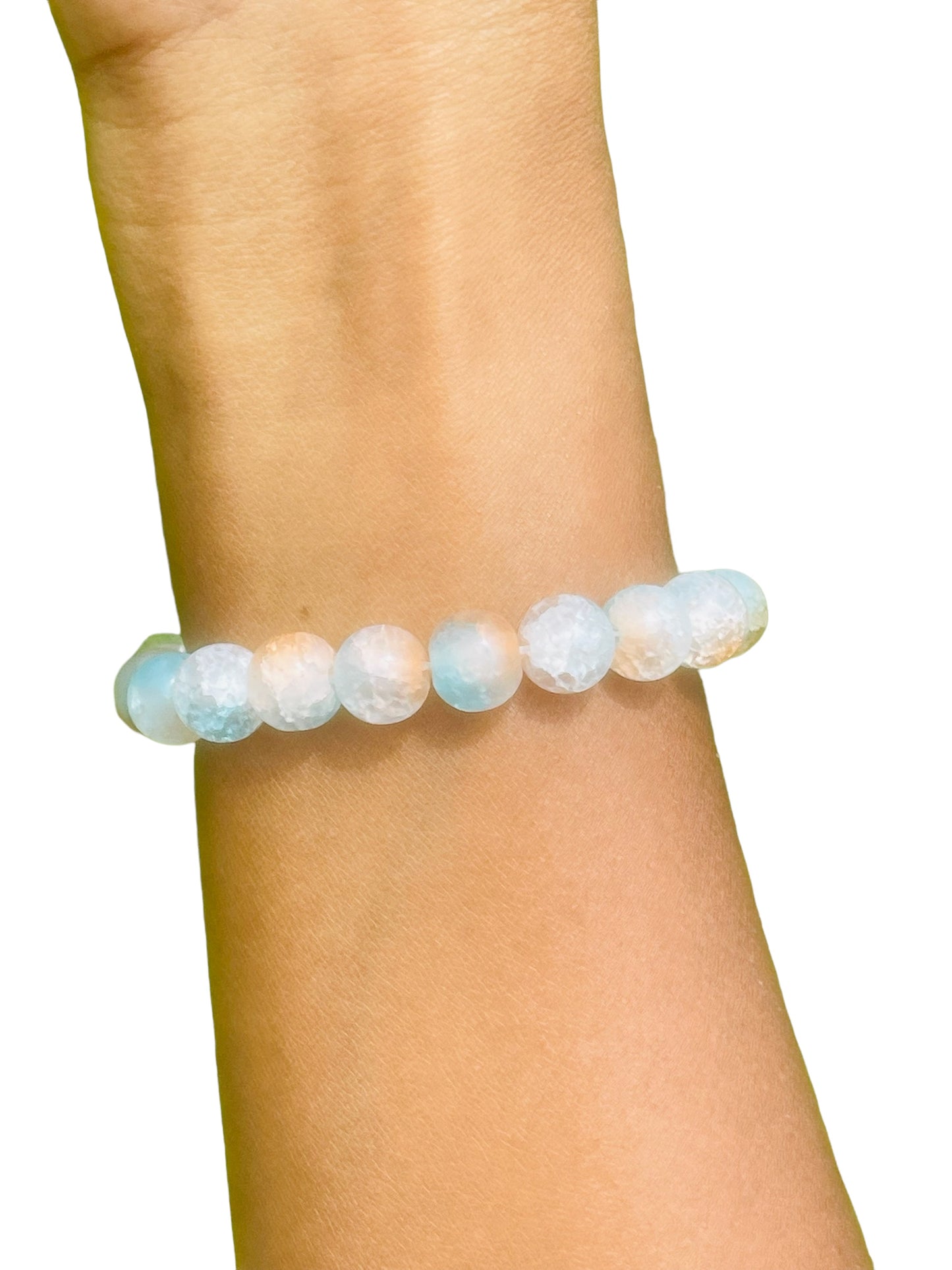 Blue Jeans Beaded Bracelet