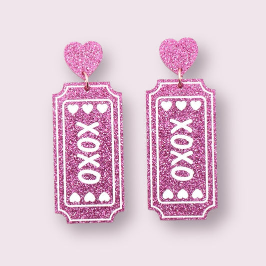 XOXO Dangle Earrings