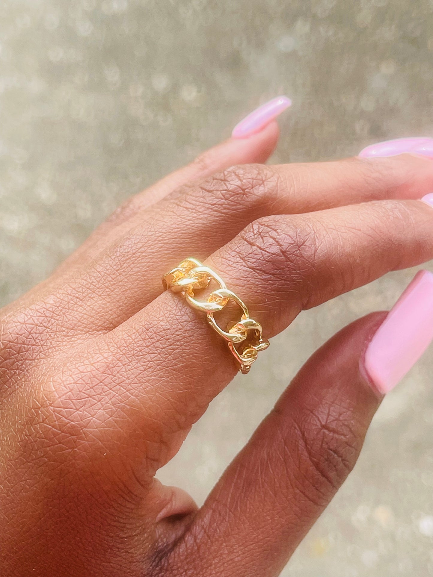 Adjustable Golden Ring